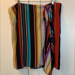 3x Ralph Lauren Southwestern Serape silk skirt NWT